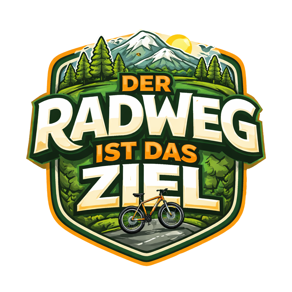 Logo: Der Radweg ist das Ziel